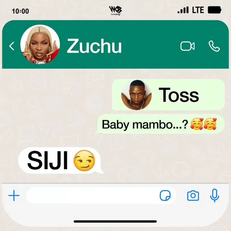 Zuchu – Siji Ft. Toss