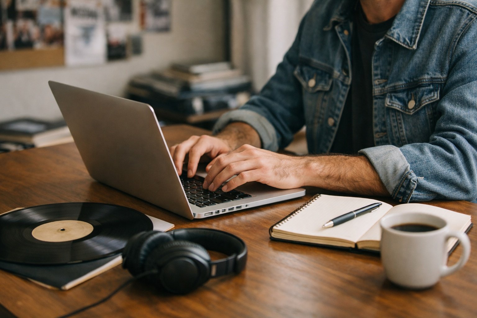 Alt text: Music journalist writing a guest post for Legitloaded