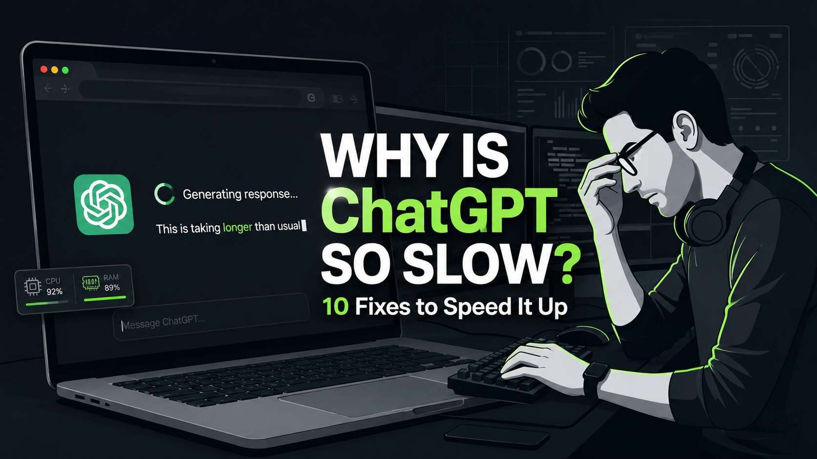 Why chat gpt is so slow?