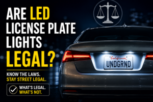 Are LED License Plate Lights Legal?