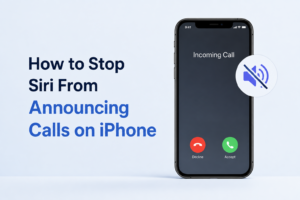 How to Stop Siri From Announcing Calls on iPhone