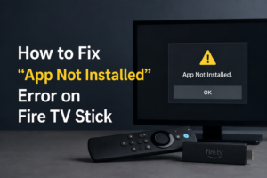How to Fix “App Not Installed” Error on Fire TV Stick