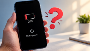 Why Does My Phone Suddenly Shut Down With 20% Battery Left?