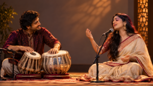 The Secret Competition Happening Between Singer and a Tabla Player